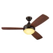 Harbor Breeze Sauble Beach Ceiling Fan - 3 Reversible Blades - Nutmeg and Cocoa - 44-in dia