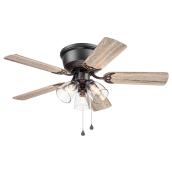 Harbor Breeze Hugger Ceiling Fan - 5 Reversible Blades - Pine and Maple - 42-in dia