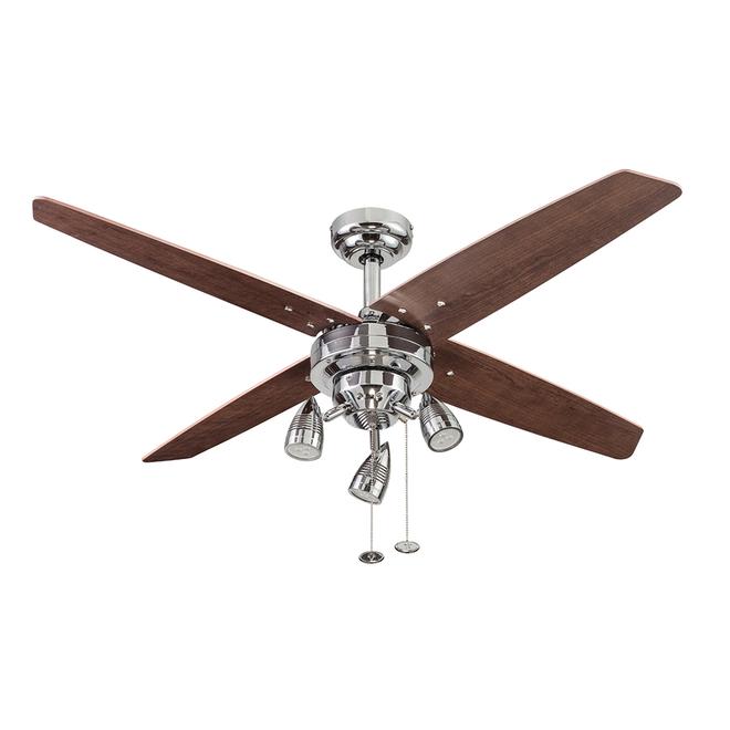 Image of Harbor Breeze | Ceiling Fan 48-In 4 Blade Chrome | Rona