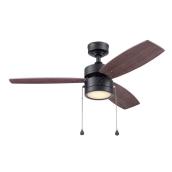 Harbor Breeze Ceiling Fan - 3 Reversible Blades - Oak and Chestnut - 42-in dia