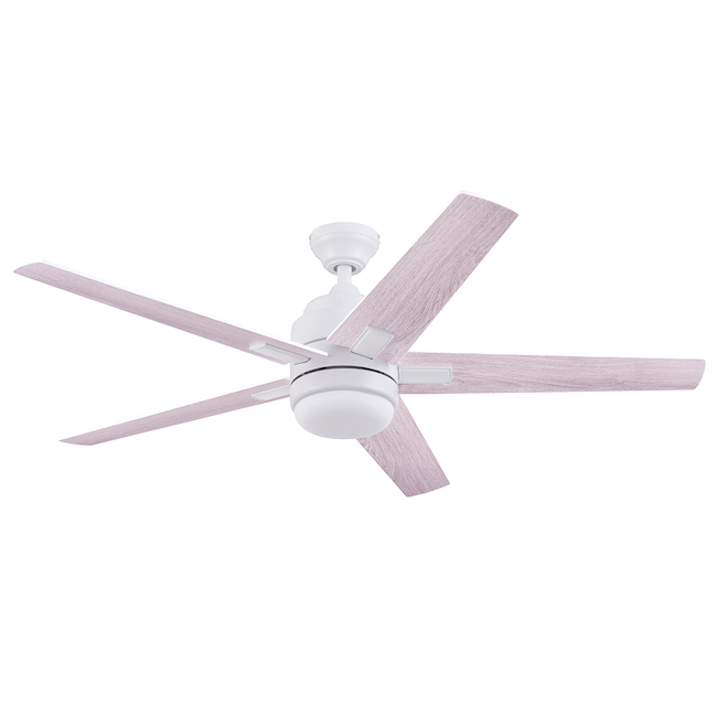 Harbor Breeze Flanagan 52-in White Indoor Remote Controlled Ceiling Fan - 5 Reversible Blades