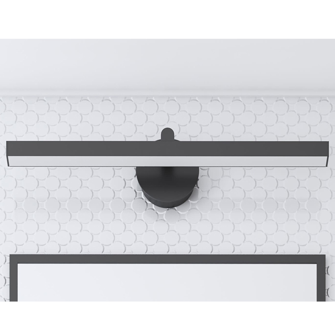 Landon & Co. 1-Light 24-in L LED 12 W Matter Black Vanity Light