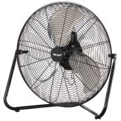 VALU+ 20-in Floor Fan - Black Metal