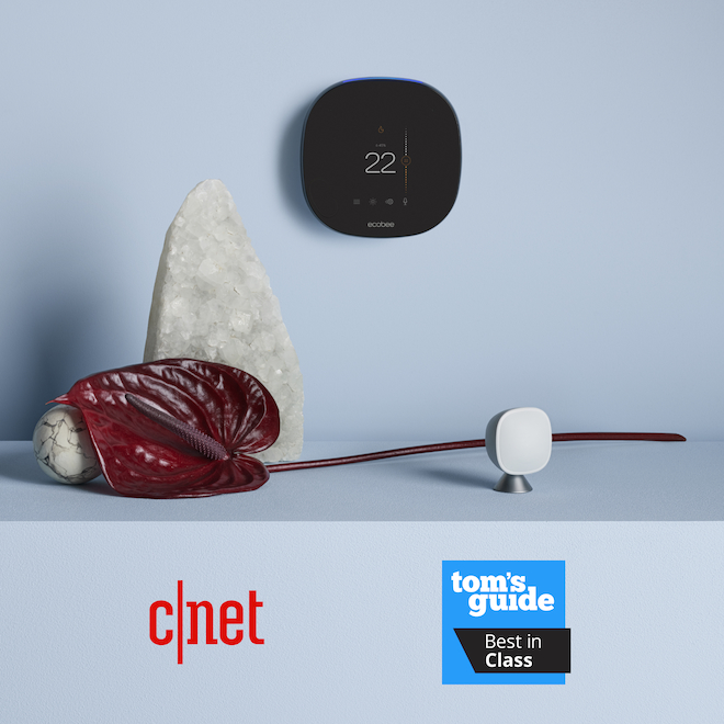 Thermostat et capteur intelligent ecobee, commande vocale
