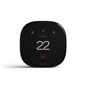 Ecobee Enhanced Wi-Fi-Compatible Black Smart Thermostat