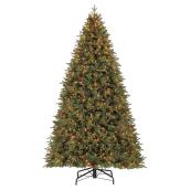 9' Illuminated Christmas Tree - 1450 Warm White Lights