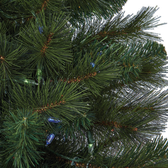 Holiday Living Hampton Pre-Lit Artificial Hampton Cashmere Pine Christmas Tree with 500 Incadescent Lights