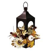 Holiday Living Harvest 17-in Yellow Lantern With Sunflowers Centerpiece