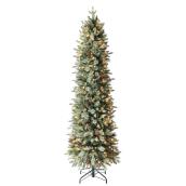 Holiday Living 7-ft Pre-Lit Artificial Pencil Pine Christmas Tree with 210 Incadescent Lights