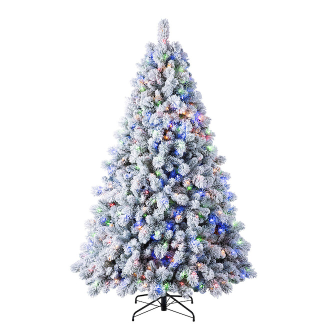 Célébrations BY Landon & Co. ALBANY, 7.5-ft Pre-Lit Full Artificial Christmas Tree with 500 LED lights