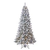 Holiday Living Glacier Tree White Metal Support LED 9-ft