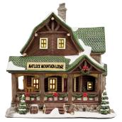 Chalet en céramique pour village de Noël