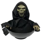 Holiday Living Animated Reaper Candy Bowl 10.2-in