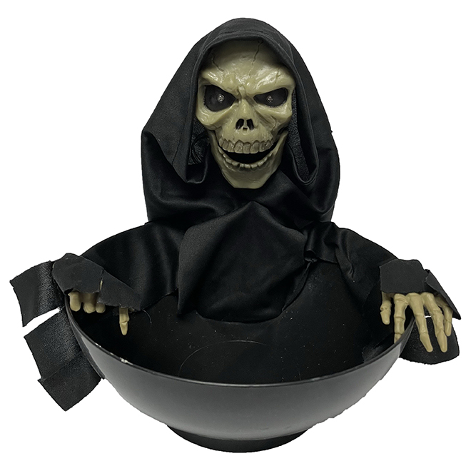 CELEBRATIONS BY L&CO Animated Reaper Candy Bowl 10.2-in