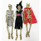 Holiday Living Mini Assorted Skeleton 3-Piece 16-in