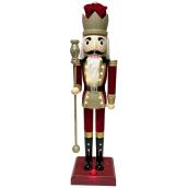 Holiday Living Christmas Lighted Nutcracker Decoration 36-in