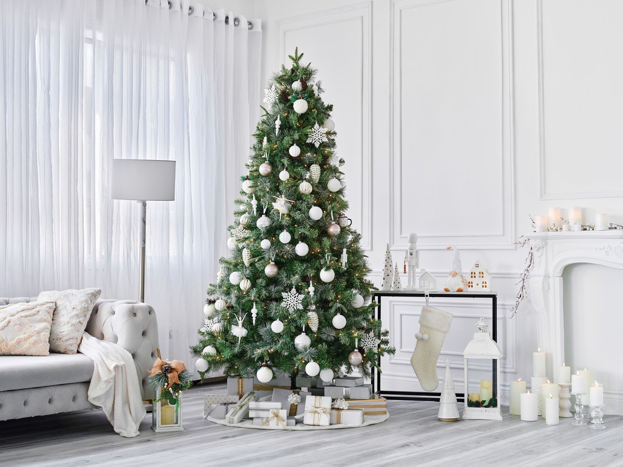 Sapin De Noël En Céramique Atlantic A104 à Peindre - Neuf Avec Socle, Fait Main USA