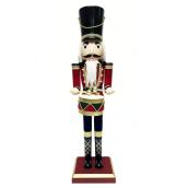 Holiday Living Christmas Nutcracker with Drum LED 36-in