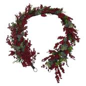 Celebrations by L&CO Red Berries 6-ft Garland