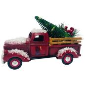 Celebrations by L&CO Decorative Red Truck 4.75-in with Lighted Tree