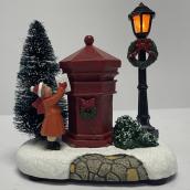 Celebrations by L&CO Illuminated Mailbox Scene with Child