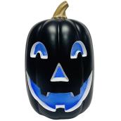 Célébrations BY Landon & Co. Black Plastic 14-in H LED Pumpkin Halloween Decoration