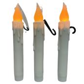 Célébrations BY Landon & Co. White Plastic 3-Pack LED Floating Candle Halloween Decoration