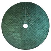 Jupe pour arbre de Noël Holiday Living velours vert 48 po