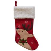 Celebrations by L&CO Reindeer Christmas Stocking 20-in