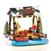 Bait-N-Tackle Fishing Kiosk for Christmas Village - Lighted