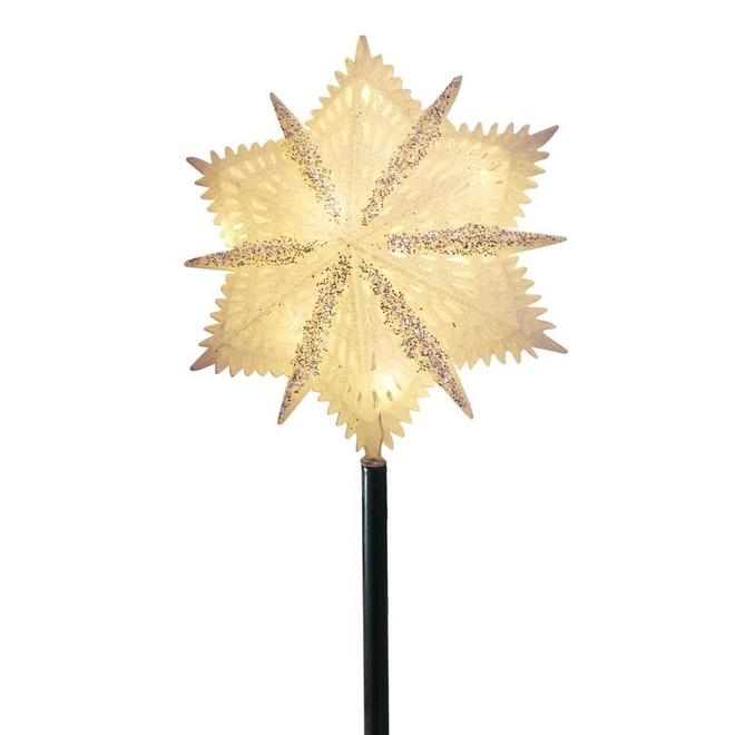 Holiday Living Star Tree Topper - 20 Lights - White C63977 | RONA