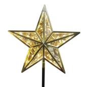 Holiday Living Star Tree Topper - 30 Lights - Gold