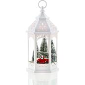 Holiday Living 1-Pack Lighted White Lantern with Truck