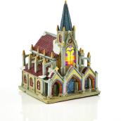 Cathédrale illuminée Holiday Living, Carole Towne, multicolore