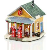 Holiday Living Carole Towne Lighted Gas Station - Multicolour