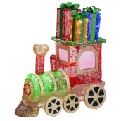 Holiday Living 42-in Lighted Train Decoration with Gift Boxes