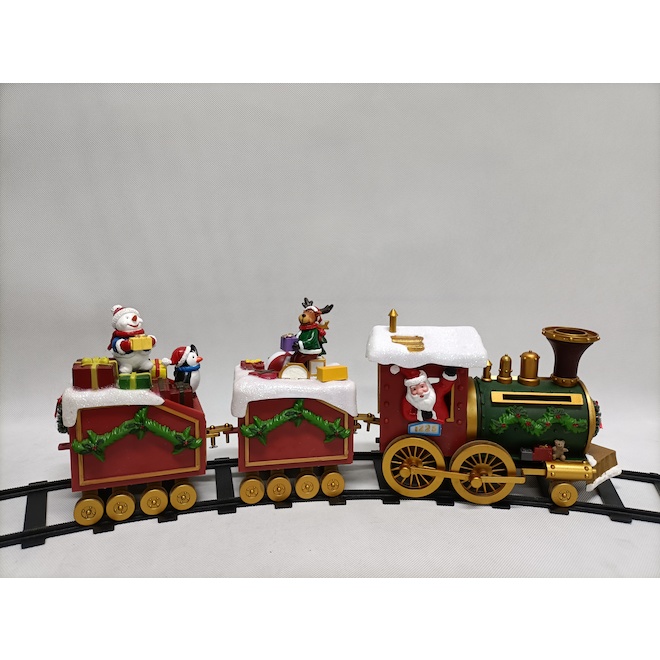 Train du Père Noël Express de CELEBRATIONS BY L&CO musical 18.5 po x 13.97 po x 4.72 po