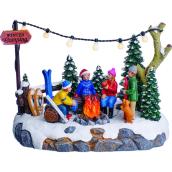 Carole Towne Christmas Village Camping Winter Figurine 5.91-in