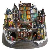 Celebrations by L&CO Animated and Musical Christmas Village with LED Lights