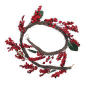 Guirlande Holiday Living, vignes et baies, 6 pi, rouge/vert