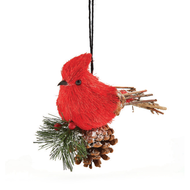 HOLIDAY LIVING Tree Ornament - Cardinal - 6.3