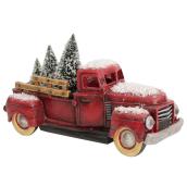 Holiday Living Vintage Truck with Trees - LED - 11.5-in x 5-in - Red