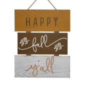 Holiday Living 11-in Happy fall y'all Wall Decoration
