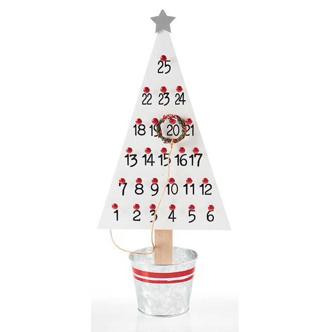 Holiday Living 1-Pack White Tree Advent Calendar