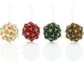 Holiday Living 4-Pack Multicolour Flower Ornament Set