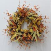 Holiday Living Multicolour Fall Wreath 24-in