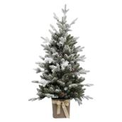 Holiday Living 48-in Pre-Lit Artificial Potted Christmas Tree with 50 LED Lights