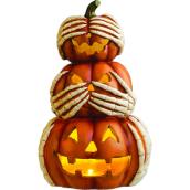 Holiday Living Halloween Pumpkin Jack-O-Lantern LED 12.9-in