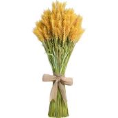 Holiday Living Faux Wheat Yellow Plastic 24-in