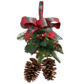 Holiday Living Christmas Decoration Pine Cone LED 16.5-in